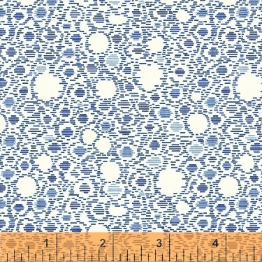 Pebbles fra kollektionen Bluebell af Nancy Gere for Windham Fabrics