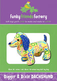 Digger & Dixie Dachshund fra Funky Friends Factory