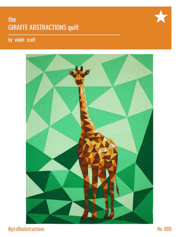 The Giraffe Abstractions quilt af Violet Craft
