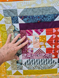 Kursus 7: Cabin Beneth the Stars quilt - underviser Sanne Paysen