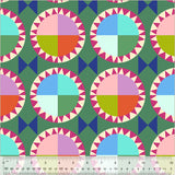 Rainbow Cake i Agave fra kollektionen Kaleidoscope  af Annabel Wrigley for Windham Fabric