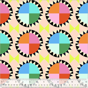 Rainbow Cake i Blush fra kollektionen Kaleidoscope  af Annabel Wrigley for Windham Fabric