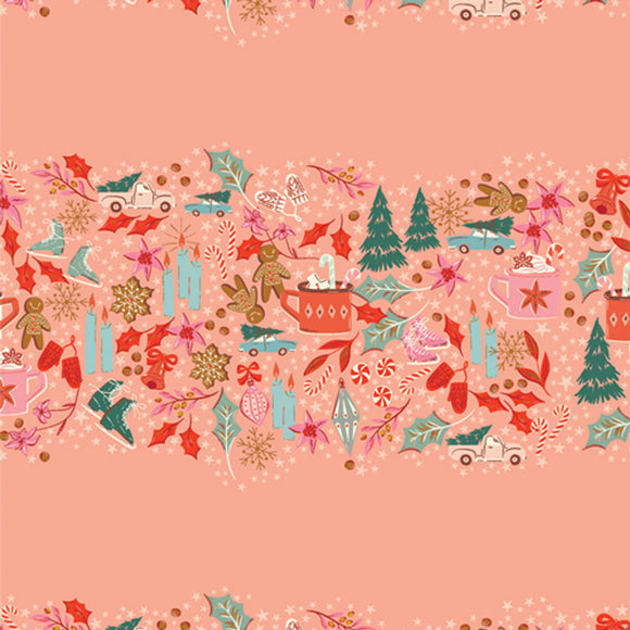 Christmas Gatherings fra kollektionen Christmas in the Cabin af Art Gallery