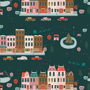 Joyful Boulevard i farven night fra kollektionen Christmas in the City af Art Gallery
