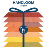 Handloom fat quarter bundle i farven Daiquiri design af Tara Faughnan for Windham