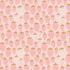 Queen of Berries i farven Blush Pink fra kollektionen Under the Apple Tree af Loes van Oosten for Cotton & Steel