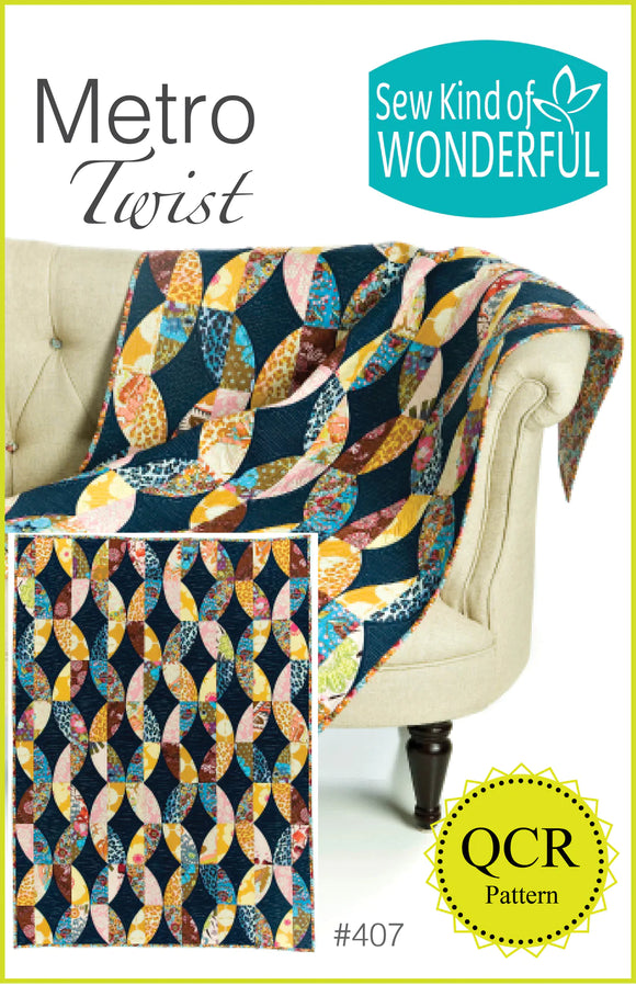 Metro Twist quilt fra Sew Kind of Wonderful