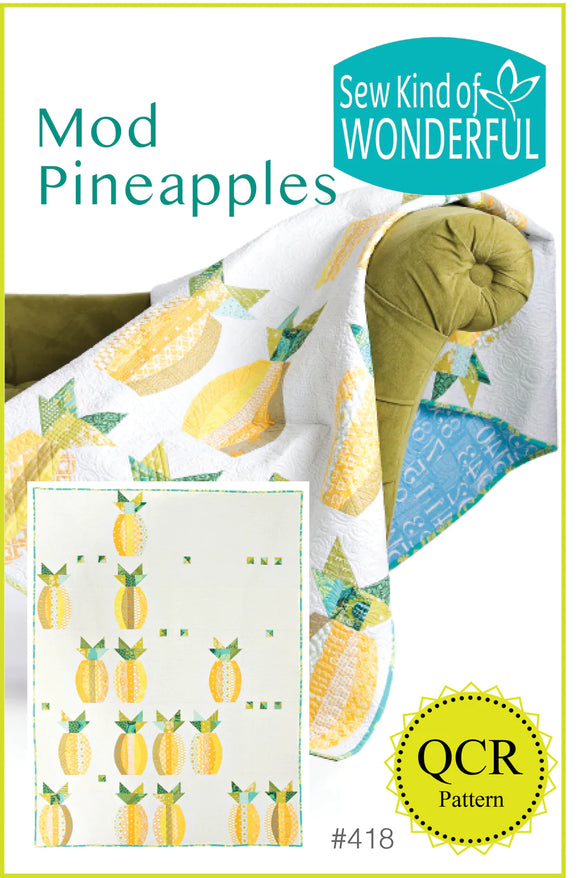 Mod Pineapples quilt fra Sew Kind of Wonderful