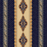 Navy Classic Stripe fra kollektionen Indigo & Cheddar af Judie Rothermel for Marcus Farbrics