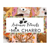 Autumn Twigs i farven Garnet fra kollektionen Autumn Friends af Mia Charro for Free Spirit