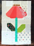 Echinacea Filed Quilt block bundle af Wollypetals
