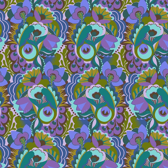 Unfurl i farven storm fra kollektionen Shooting Star af Anna Maria Textiles