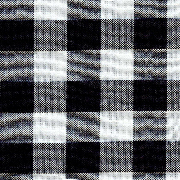 Black/White checkerboard fra Contempo Fabric