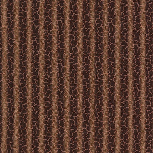 Crackle Stripe i farven dark brown fra kollektionen Yesterday af Jo Morton for moda