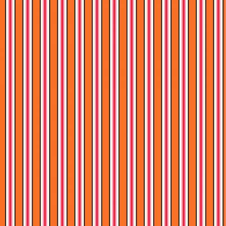 Orange Candy Stripe fra kollektionen Five & Ten af Denyse Schmidt for Windham