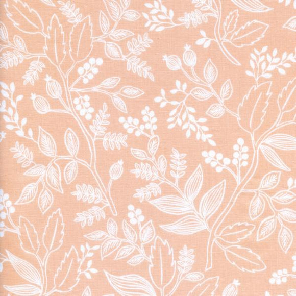 Queen Anne peach, Les Fleurs af Rifle Paper Co for Cotton & Steel