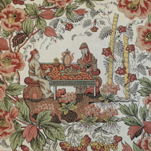 Kinesere - Antique Welsh Chintz af Antique Textiles Company London