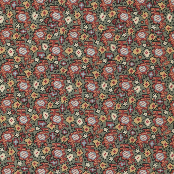 Carpet of Flowers - Antique Welsh Chintz af Antique Textiles Company London