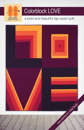 Color Block Love Quilt af Hunter's Design Studio