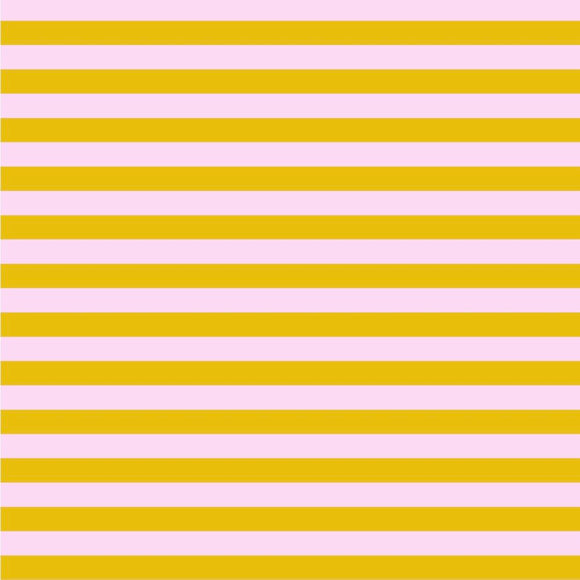 Stripe i farven Marigold af Tula Pink