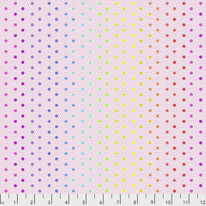 Hexy Rainbow in farven shell fra kollektionen True Colors af Tula Pink