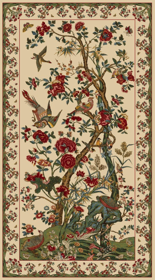Palampore Panel ca. 1830 af Mary Koval for Windham Fabrics