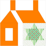 Hus Sampler 2022, 8" Star of David blok - design af Helene Juul Design