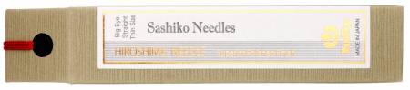 Sashiko Needles Big Eye Straight Thin Size fra Tulip